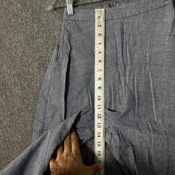 Alpha60 Women's Size XXS Blue High Rise Straight Leg Cropped Lagenlook Pants - Picture 10 of 10